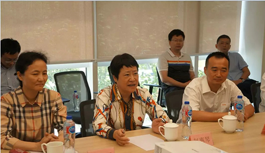 上海市青浦区区委书记赵惠琴带队莅临918博天堂(中国游)最新官方网站调研